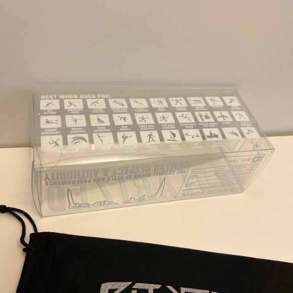 Brand New Pit Viper Orange/Yellow/Blue With Bag And Ear Loops - Picture 6 of 7